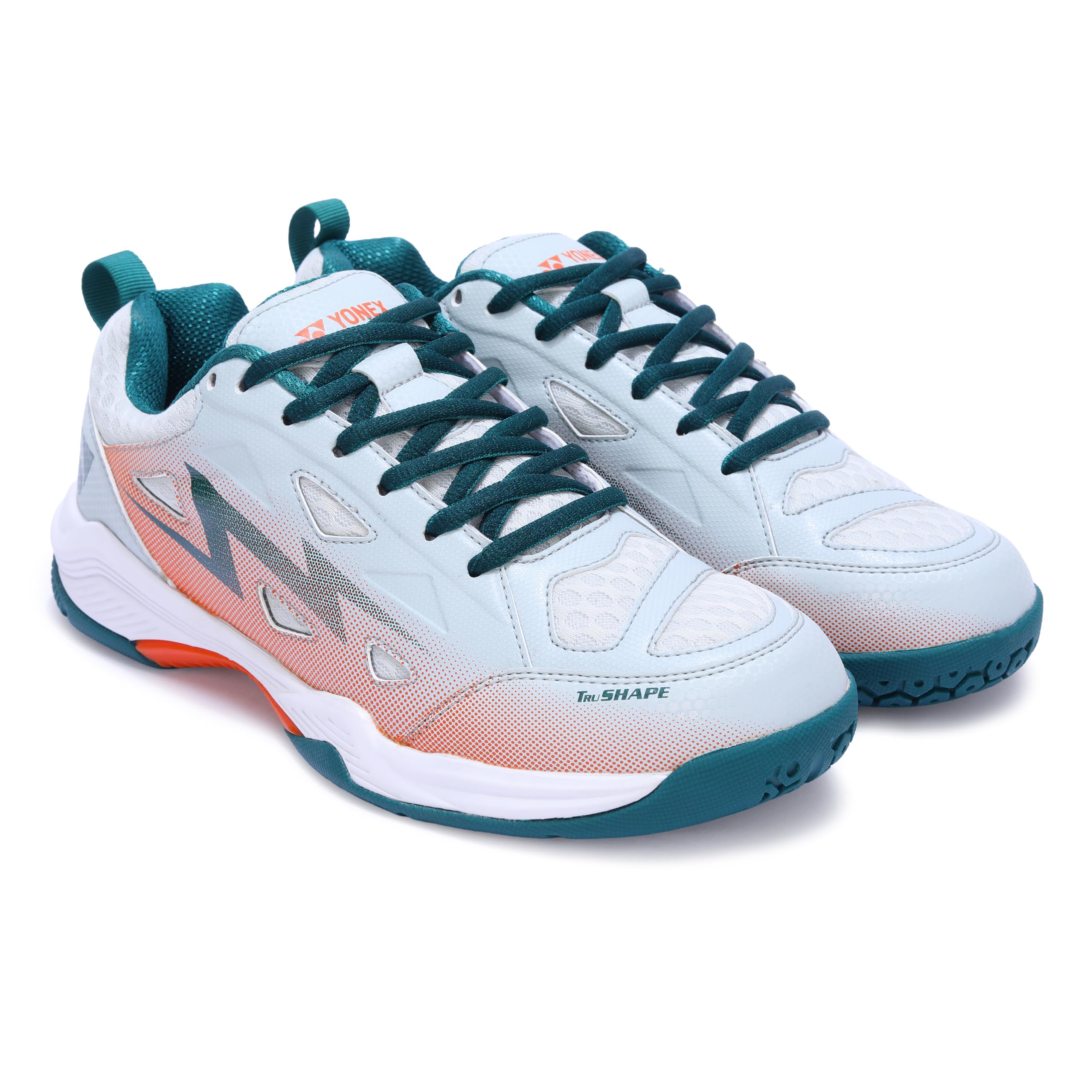 YONEX Badminton Shoes Dominant 6I Mineral Grey Fluorescent Yellow